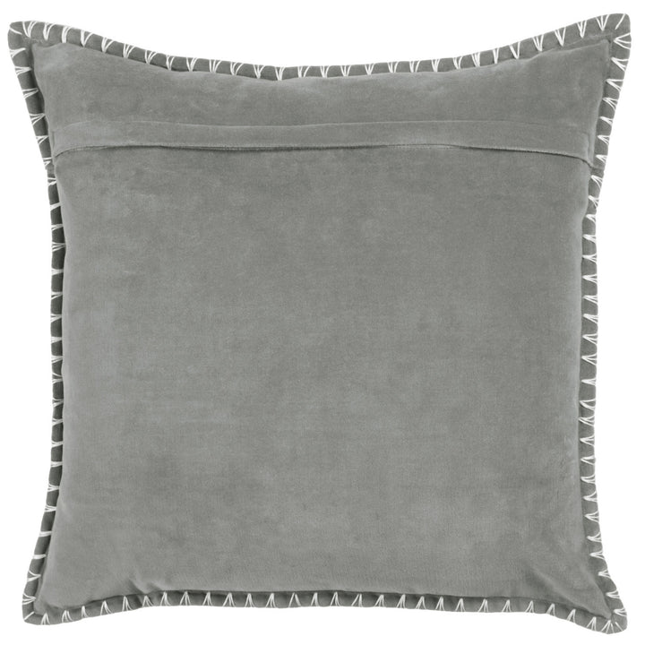 STITCH 50x50 CUSHION CASE STEEL