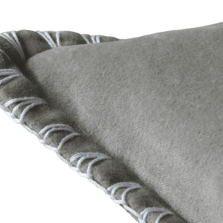 STITCH 50x50 CUSHION CASE STEEL