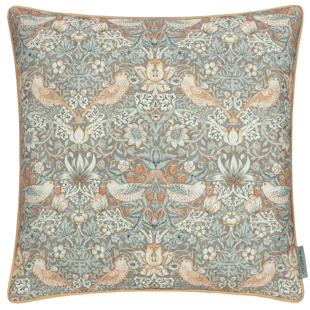 Strawberry Thief 50x50 Outdoor Cushion Biscuit - image 2