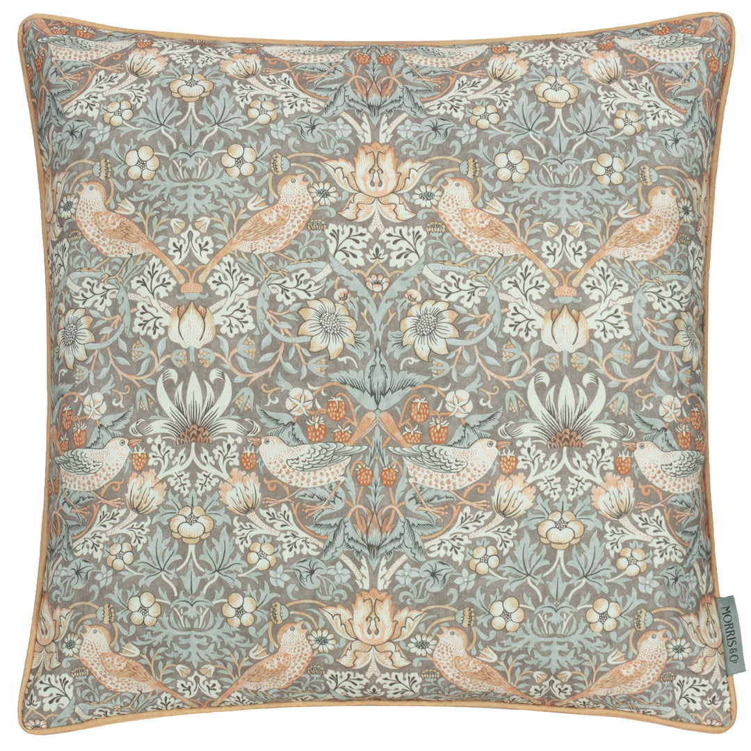 Strawberry Thief 50x50 Outdoor Cushion Biscuit - image 2