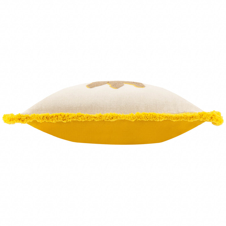 SUN 45X45 CUSHION CASE YELLOW