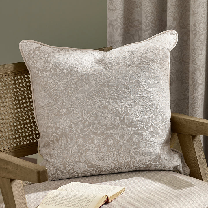 Strawberry Thief 55x55 Cushion Case Linen