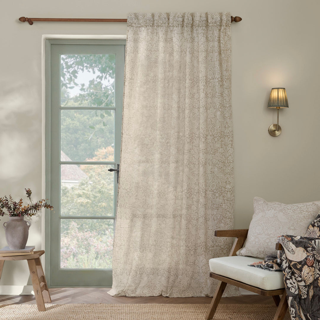 Strawberry Thief 290x250 Panel Curtains Linen - image 4