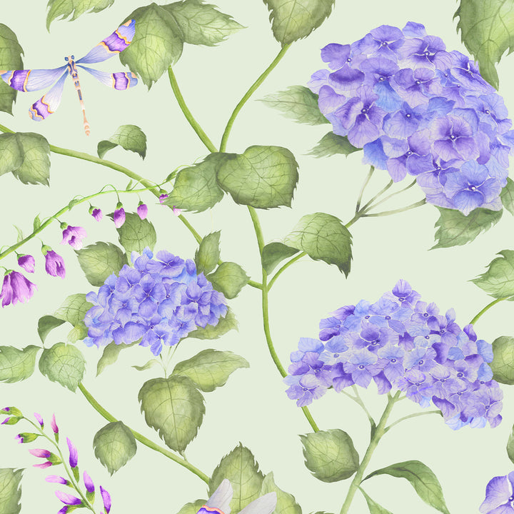 Sylvana Wallpaper Sage Sample - image 3