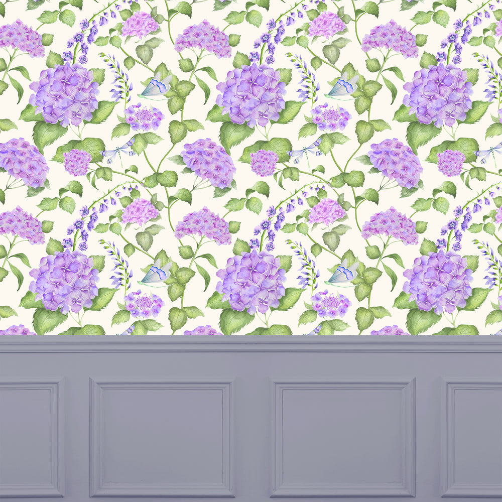 Sylvana Wallpaper Violet - image 2