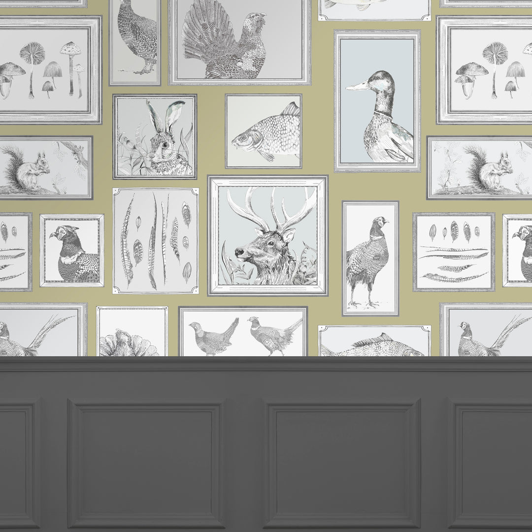 Sylva Wallpaper Mustard