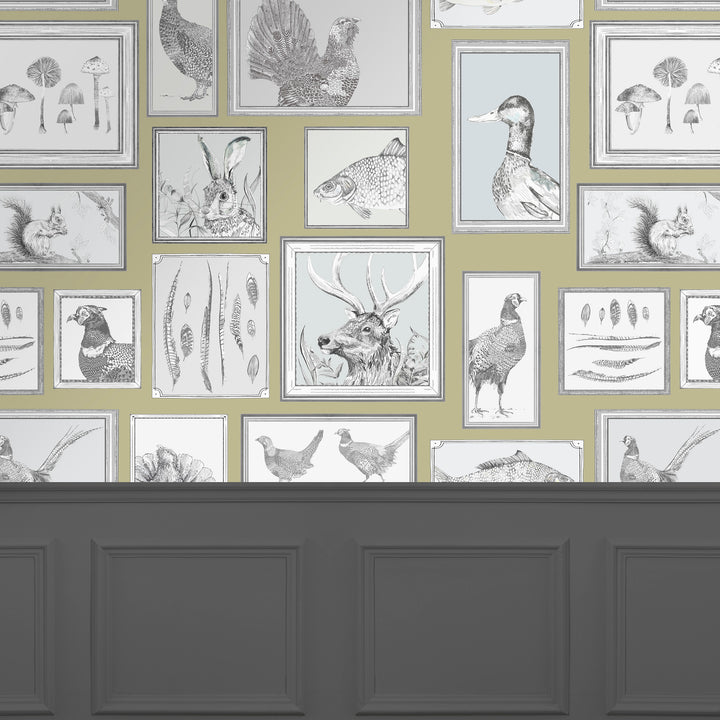 Sylva Wallpaper Mustard