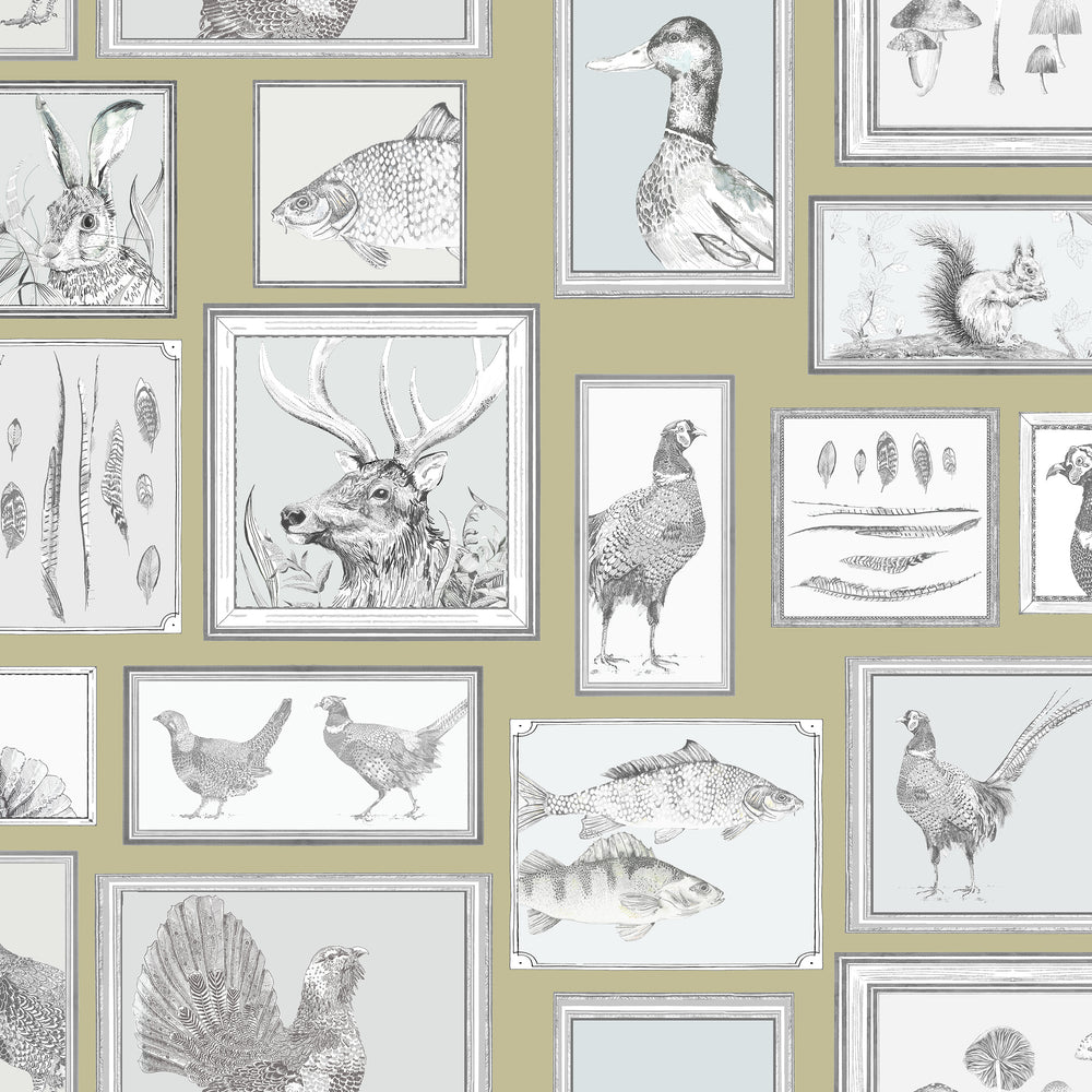 Sylva Wallpaper Mustard - image 2