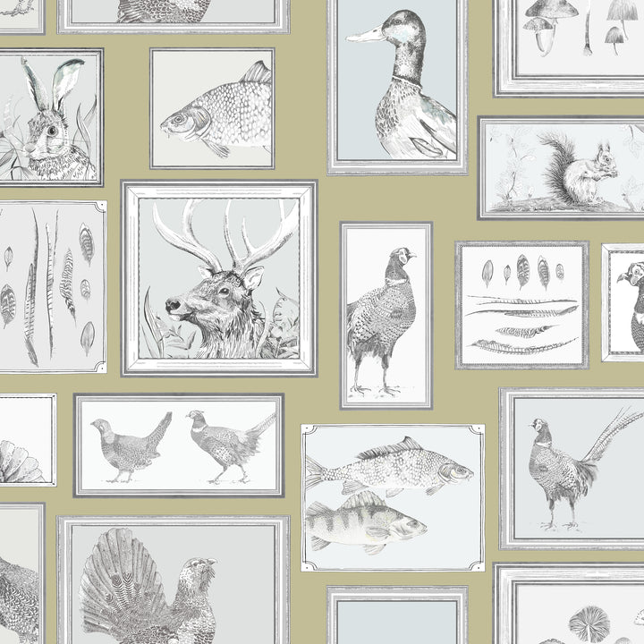 Sylva Wallpaper Mustard - image 2