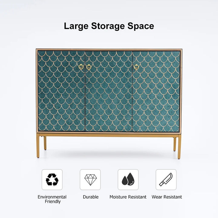 Scale Patterned Sideboard Buffet_Medium