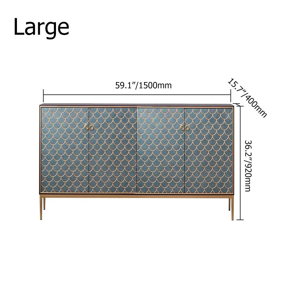 Scale Patterned Sideboard Buffet_Large