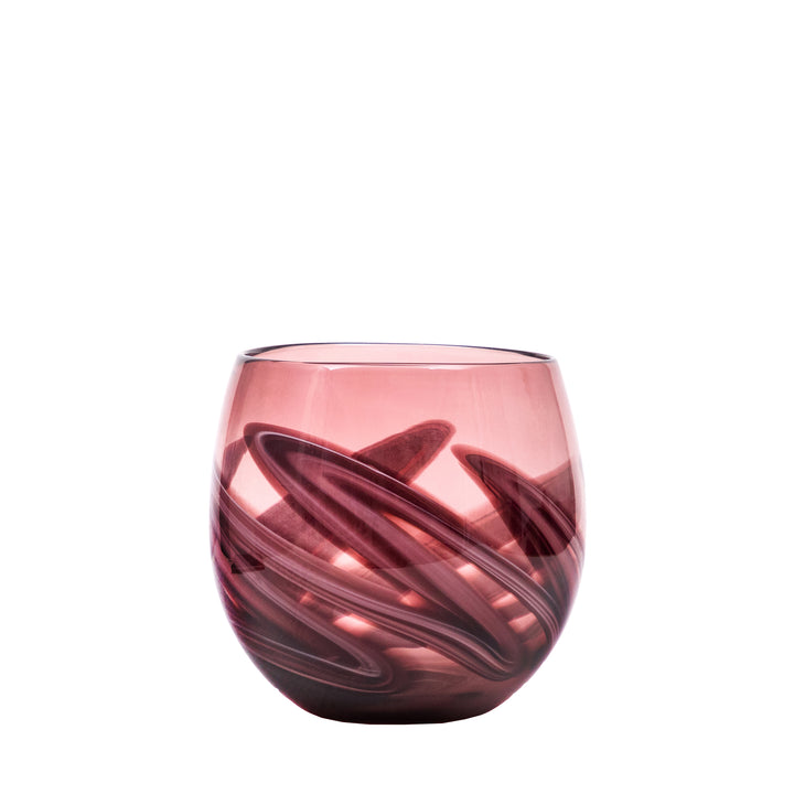 TAGUS GLASS VASE ROSE QUARTZ