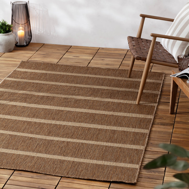 TALA STRIPE JUTE EFFECT 120X170 RUG NATURAL
