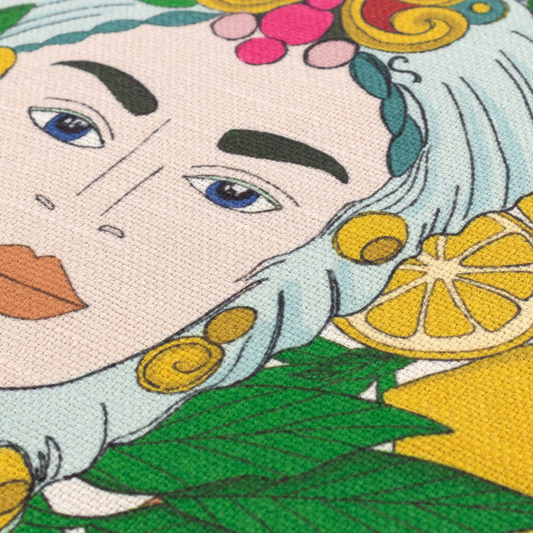 TAORMINA 43X43 CUSHION CASE TEAL