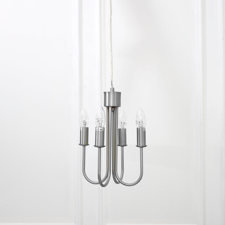 TAURUS CHANDELIER FITTING SILVER