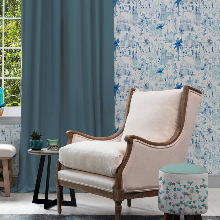 Tellaro Wallpaper Cobalt Sample