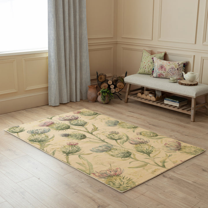 THISTLE GLEN 150X220 RUG GREEN