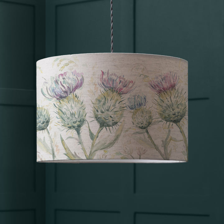 THISTLE GLEN EVA 30X21CM LAMPSHADE LINEN