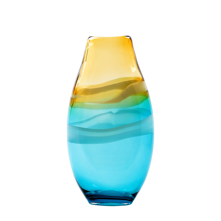 THORIN GLASS VASE AQUA