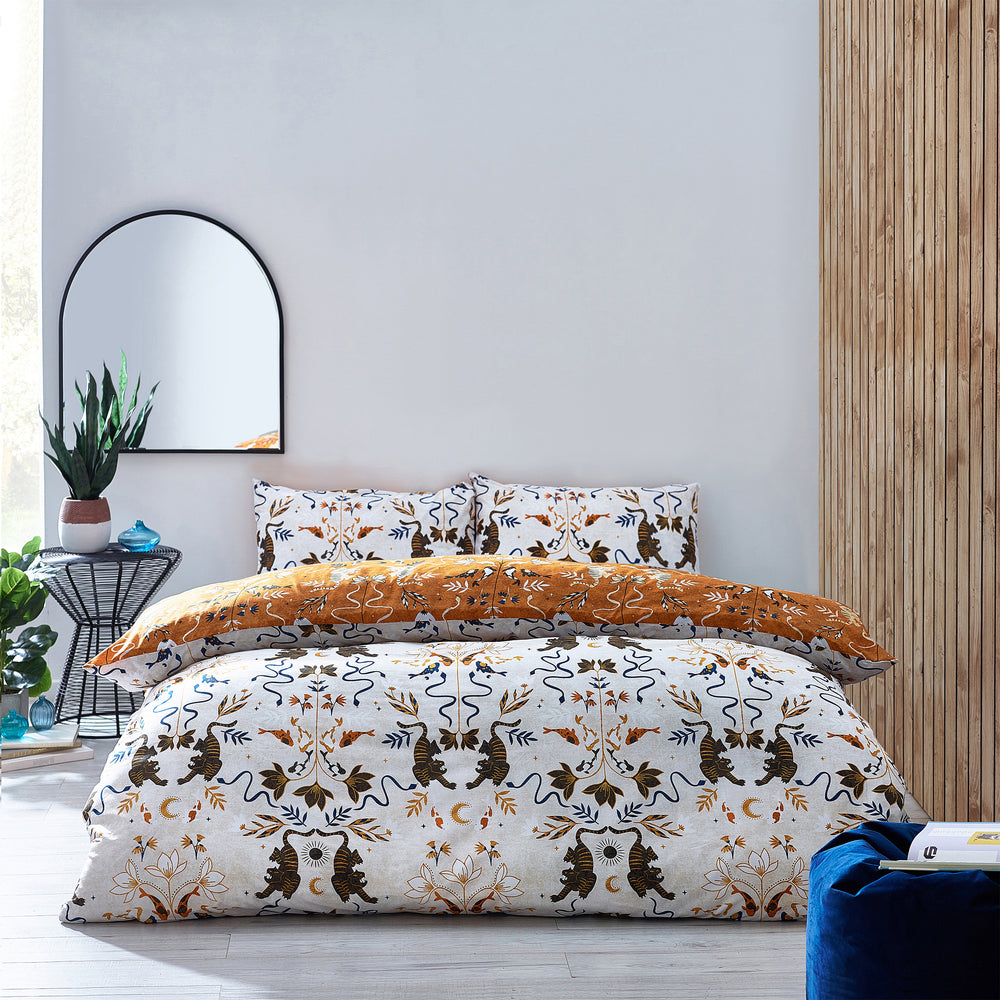 Tiger Fish King Size Duvet Set Multi - image 2