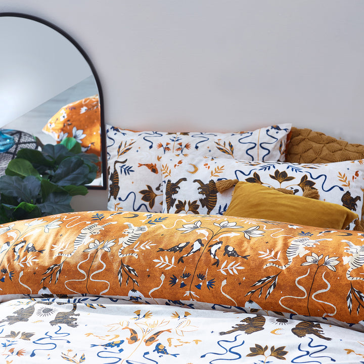 Tiger Fish King Size Duvet Set Multi - image 3