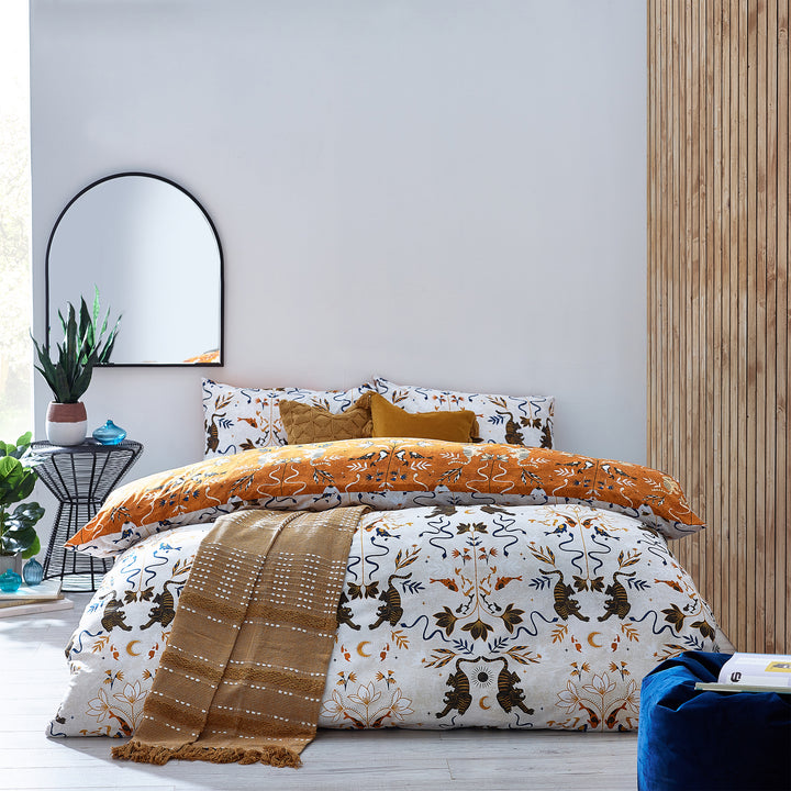 Tiger Fish King Size Duvet Set Multi