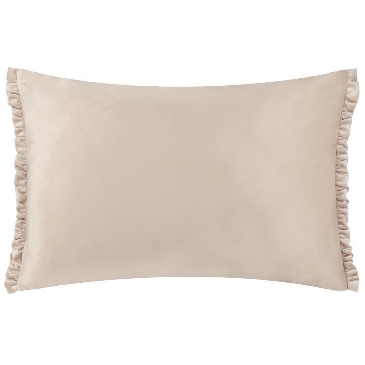 TILLY 40X60 CUSHION CASE OYSTER/LACE