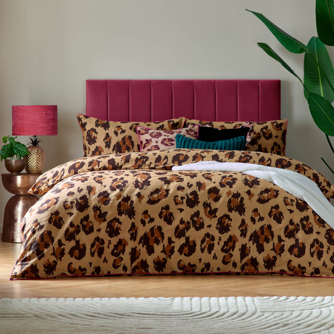 True Leopard King Size Duvet Set Multi