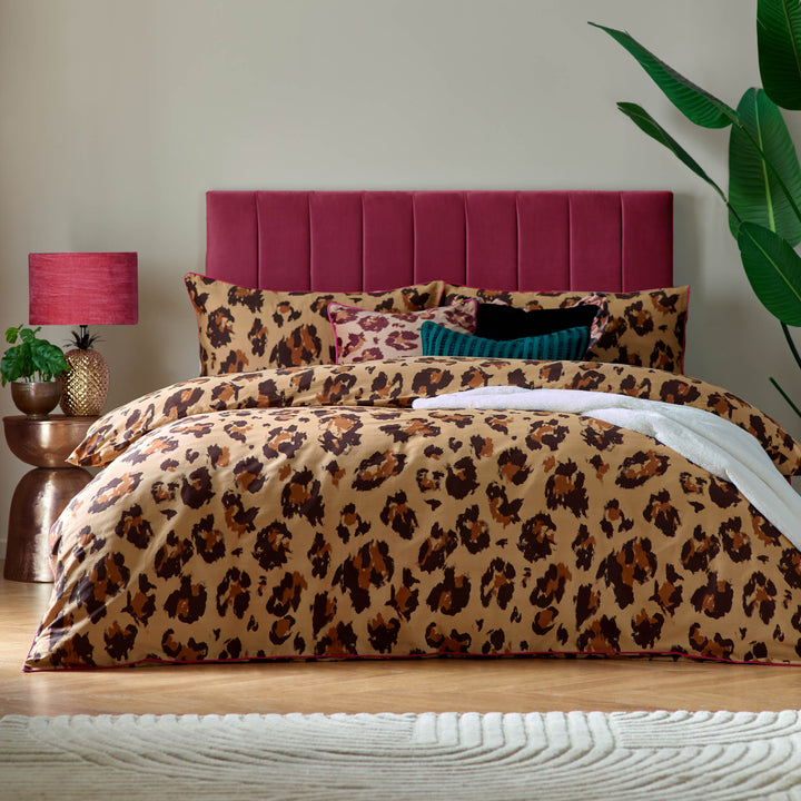True Leopard King Size Duvet Set Multi