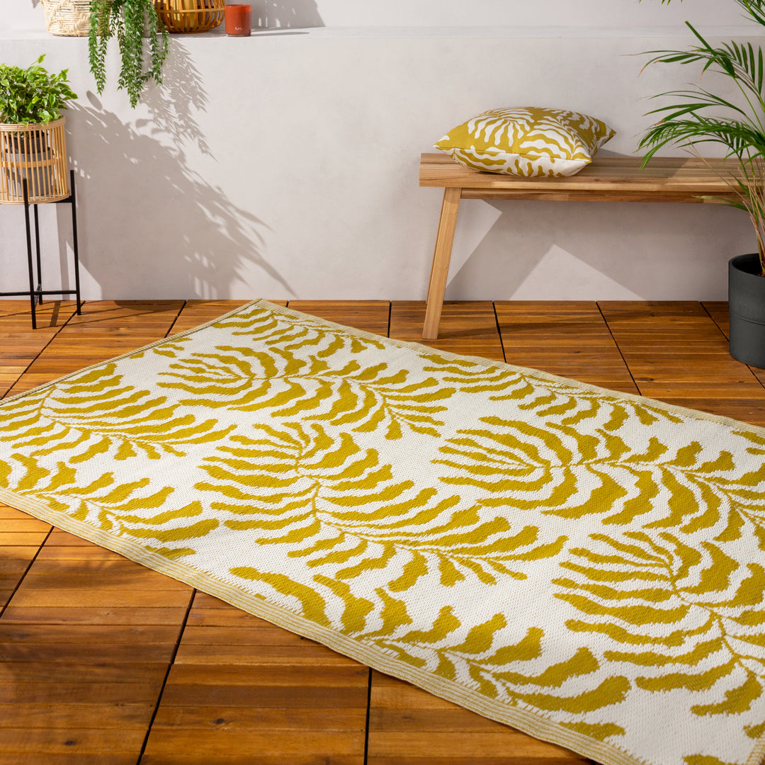 TOCORICO 120X180 OUTDOOR RUG MUSTARD