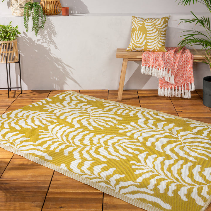 TOCORICO 120X180 OUTDOOR RUG MUSTARD