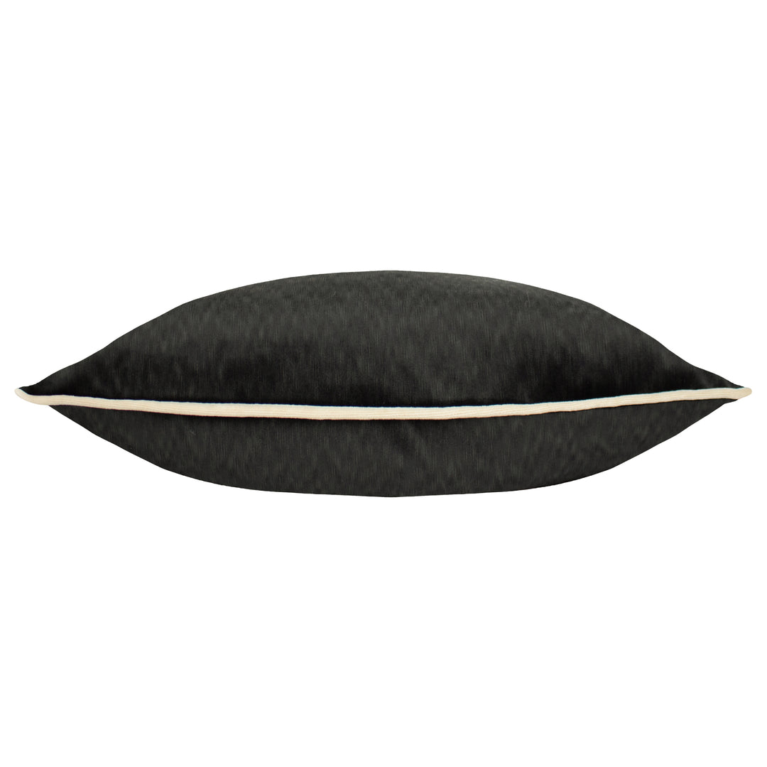 TORTO 30X60 CUSHION CASE BLACK/IVORY
