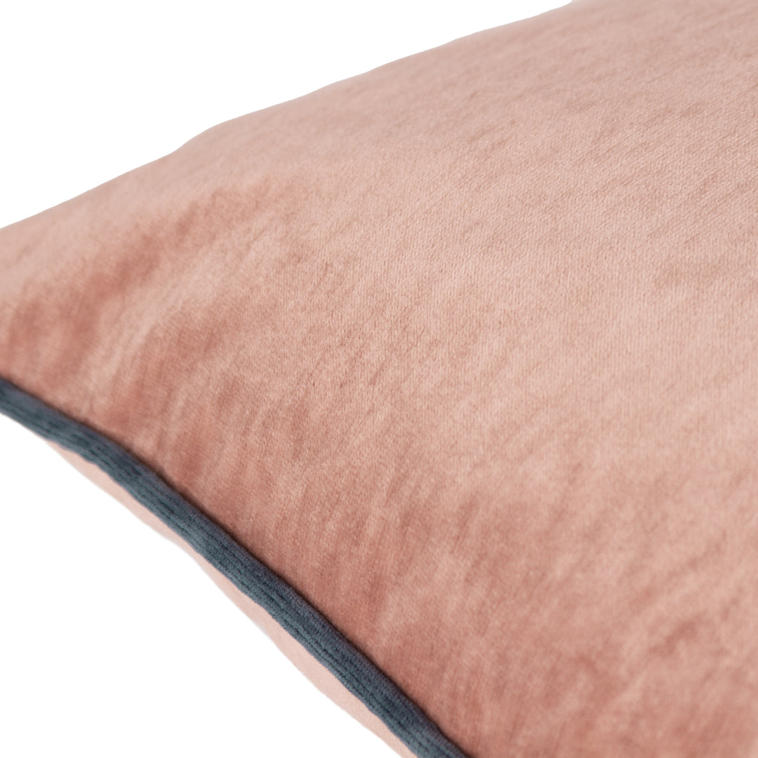 TORTO 50X50 CUSHION CASE BLUSH/SLATE BLUE