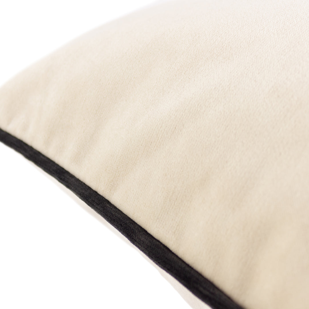 TORTO 50X50 CUSHION CASE IVORY/BLACK