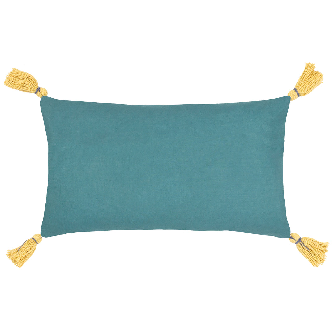TRALOA 30X50 CUSHION CASE MULTI/GOLD