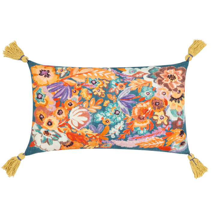 TRALOA 30X50 CUSHION CASE MULTI/GOLD