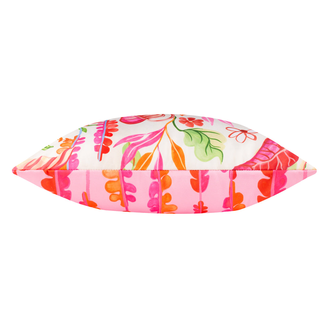 Tropical Bloom 45x45 Outdoor Cushion Case Natural - image 4