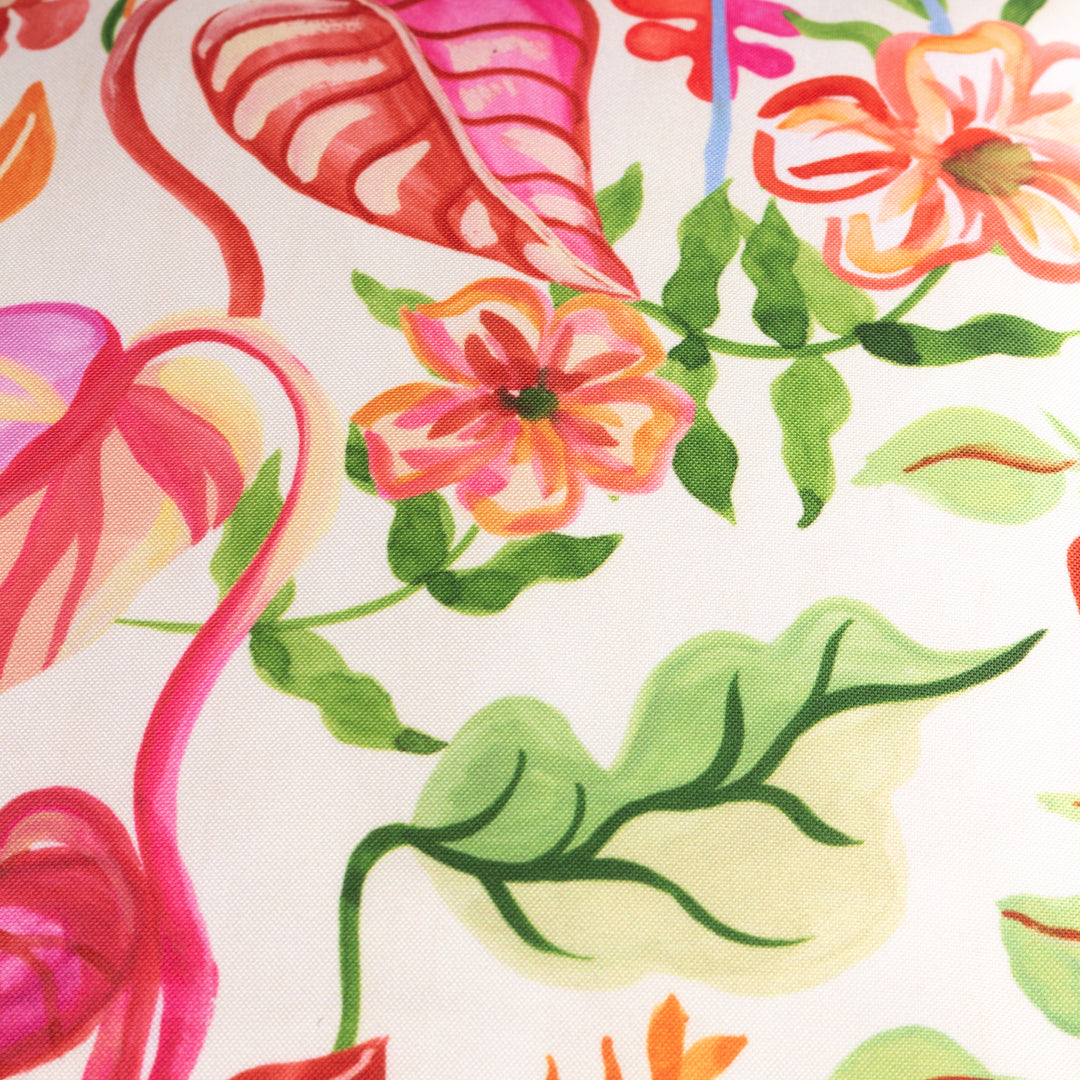 Tropical Bloom 45x45 Outdoor Cushion Case Natural - image 5