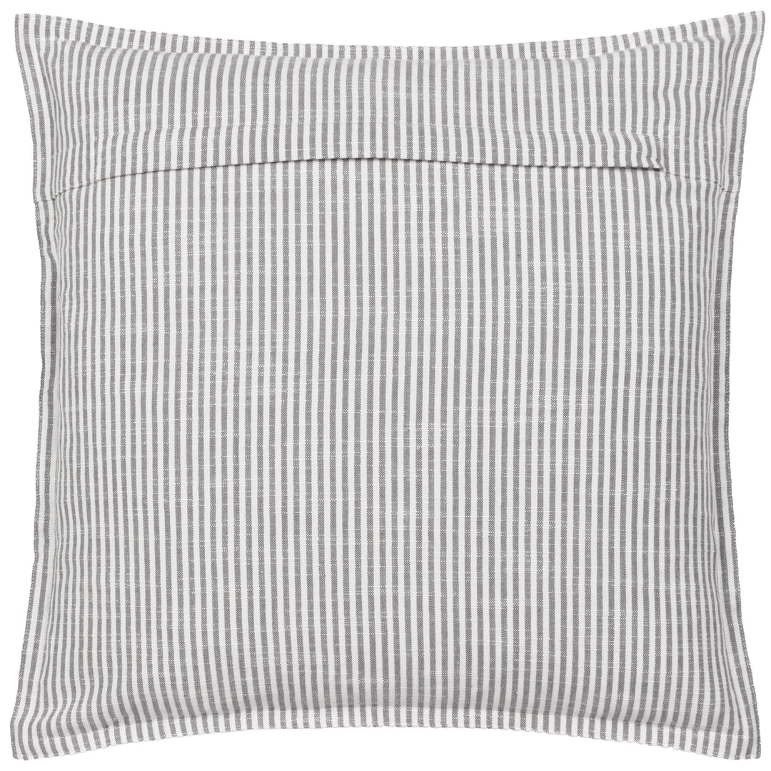 TRURO STRIPE 45X45 CUSHION CASE GREY