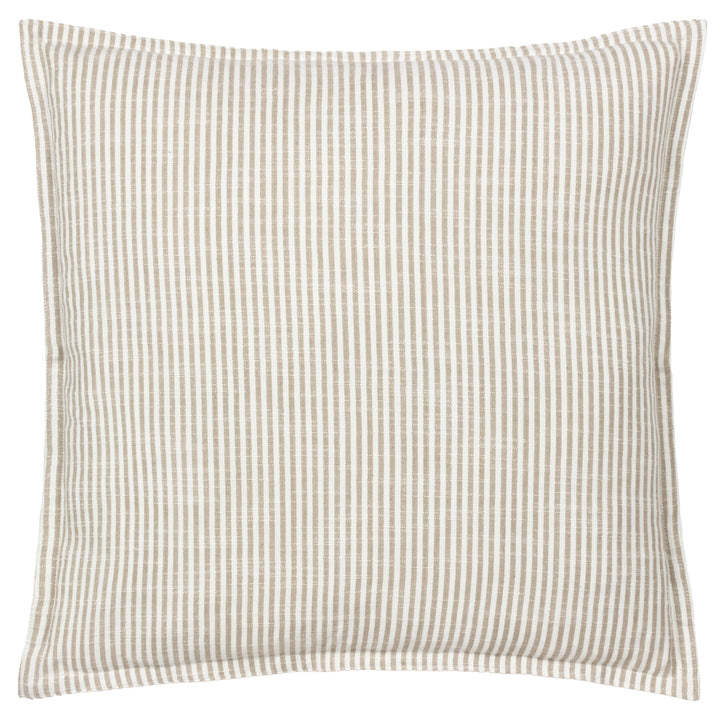 TRURO STRIPE 45X45 CUSHION CASE NATURAL