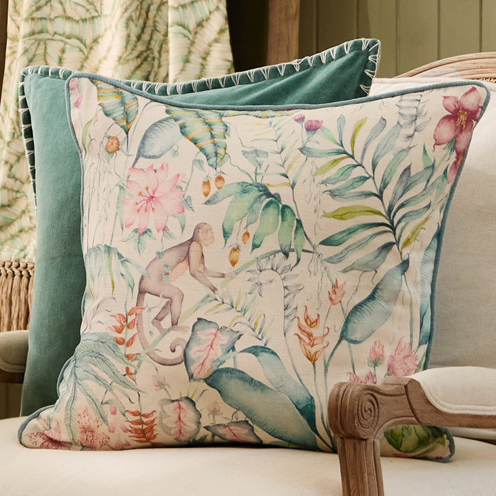 TROPICAL UTOPIA OASIS 50X50 CUSHION CASE MULTI