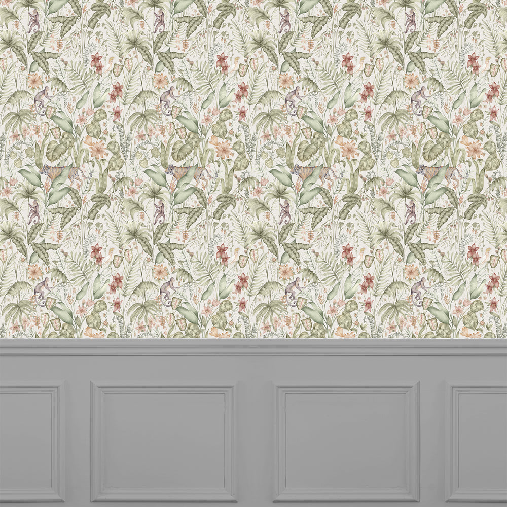 Tropical Utopia Wallpaper Moss - image 2