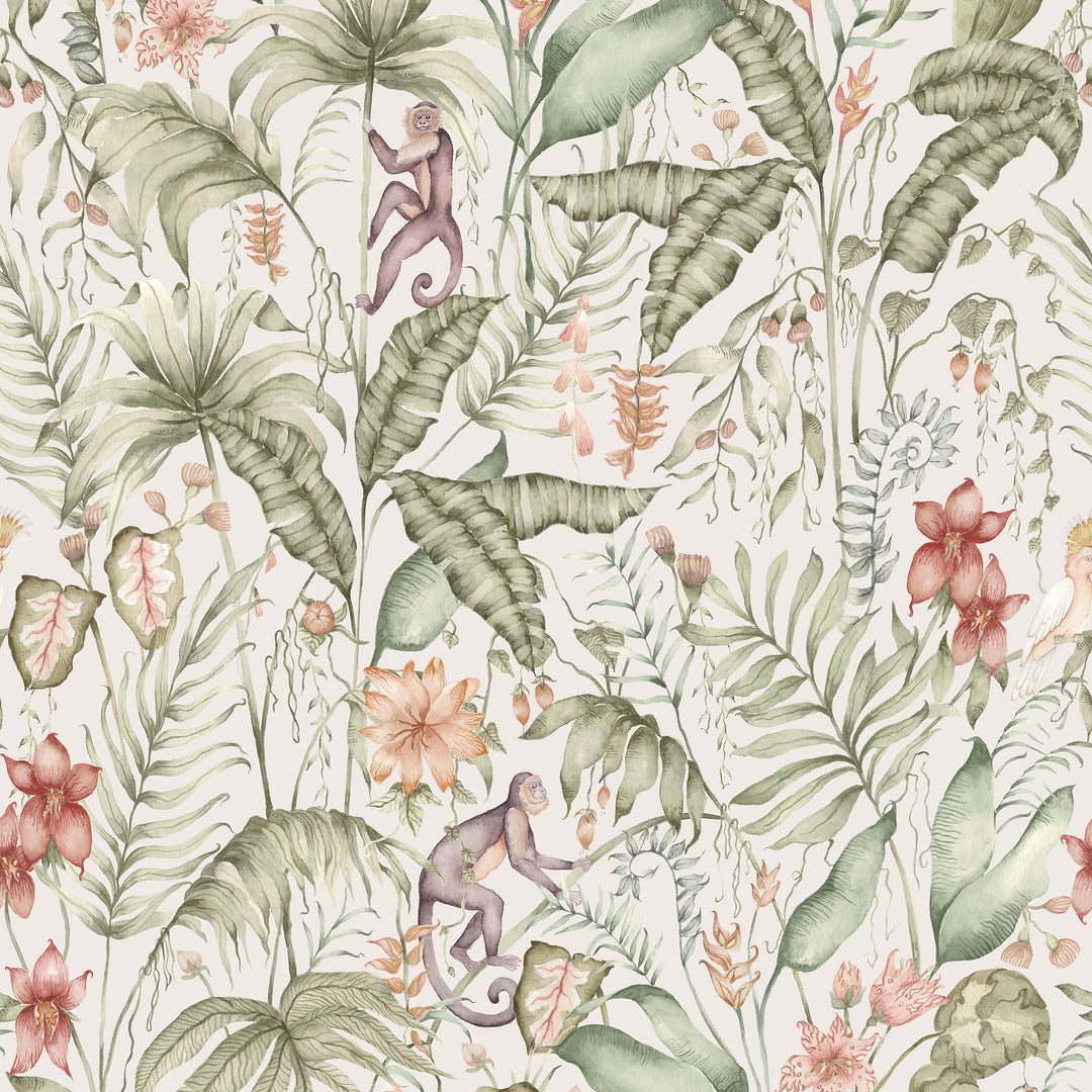 Tropical Utopia Wallpaper Moss - image 3
