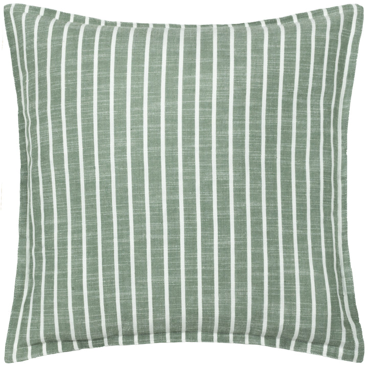 TALA STRIPE 45X45 CUSHION CASE EUCALYPTUS