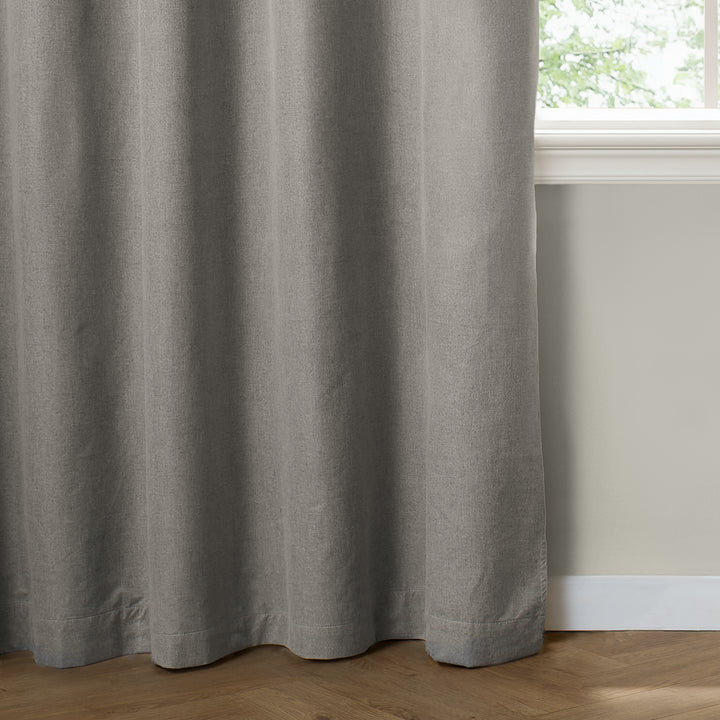 The Ultimate Blackout 229x137 Eyelet Curtains Grey - image 4