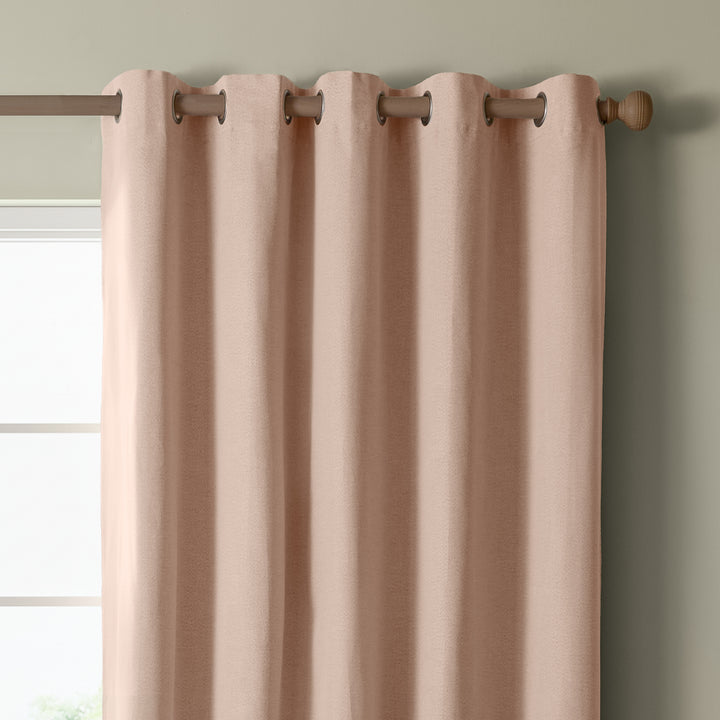 The Ultimate Blackout 229x229 Eyelet Curtains Pink - image 4