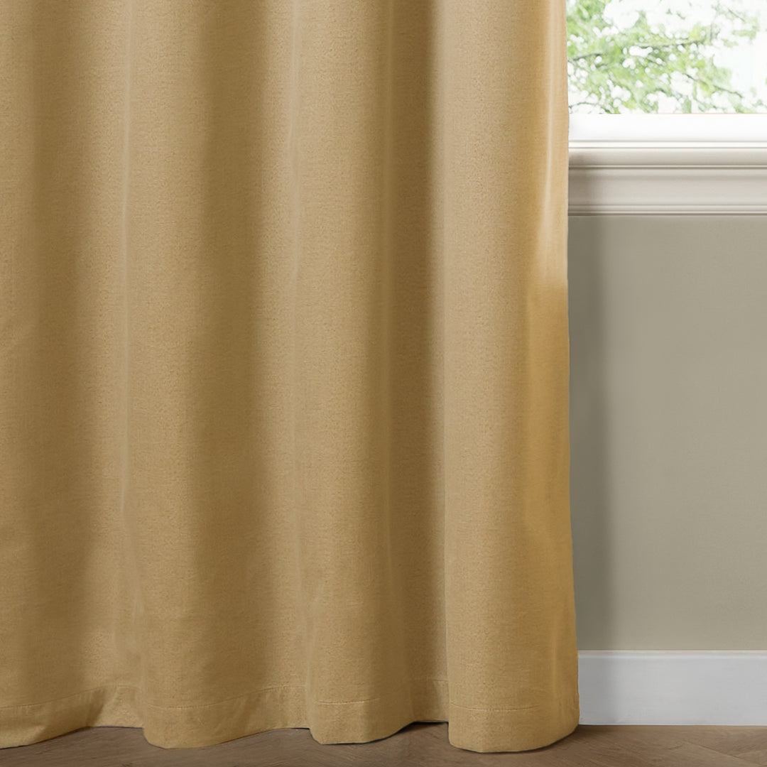The Ultimate Blackout 168x183 Eyelet Curtains Yellow - image 5