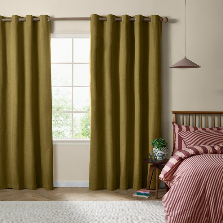 The Ultimate Blackout 117x137 Eyelet Curtains Forest - image 2