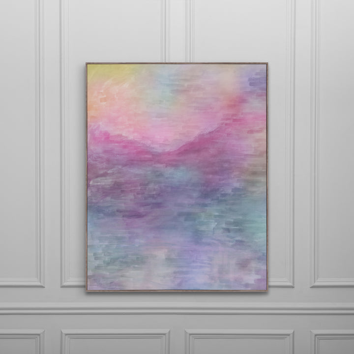 FRAMED CANVAS STONE TULLA ELDERBERRY 143X114