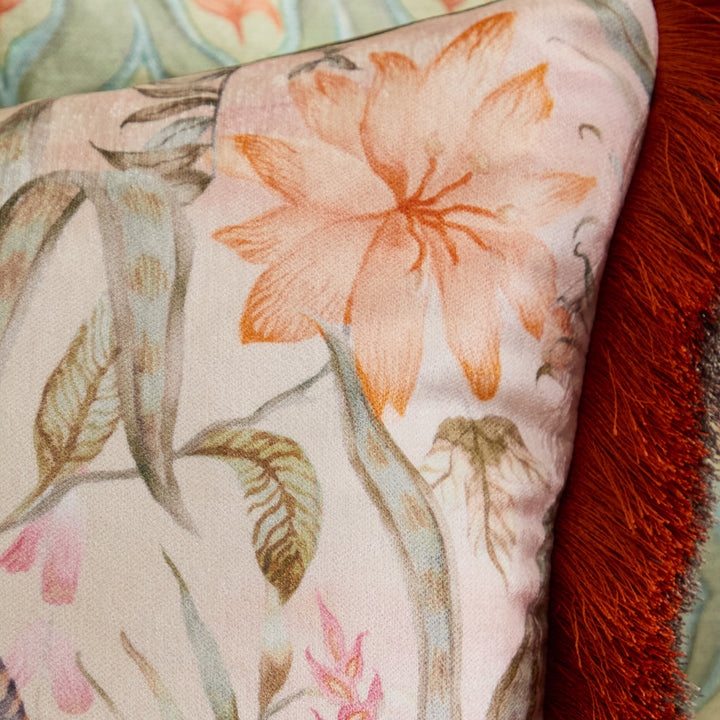 TROPICAL UTOPIA LOTUS 40X60 CUSHION CASE MULTI